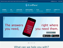 Tablet Screenshot of lawprose.org